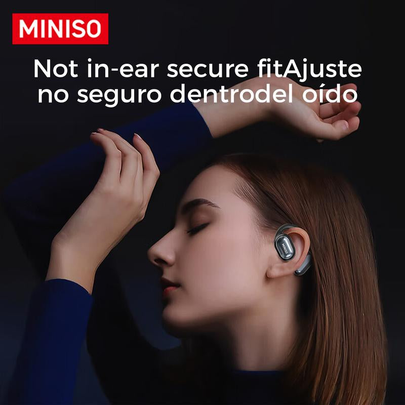 MINISO MS165 Open Wireless Translation Bluetooth Headset for Lifetime Free for Listening to Music and Calling, Real-Time Bluetooth