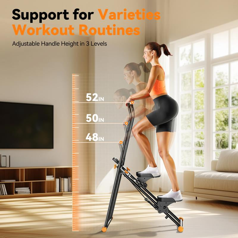 Niceday Vertical Climber for Home Use,300Lbs Weight Capacity,Stair Stepper for Full Body Cardio Workout with Adjustable Height & LCD Display for Home Office and Gym Simple Assembly